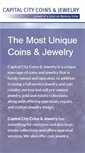 Mobile Screenshot of capitalcitycoinsandjewelry.com