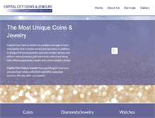 Tablet Screenshot of capitalcitycoinsandjewelry.com